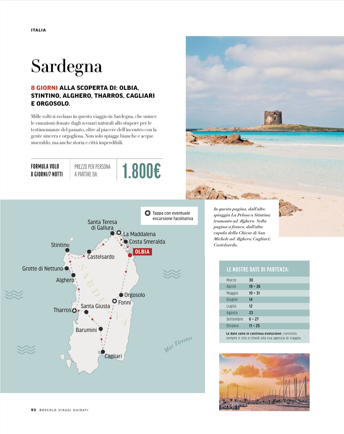 Italia - Sardegna tour