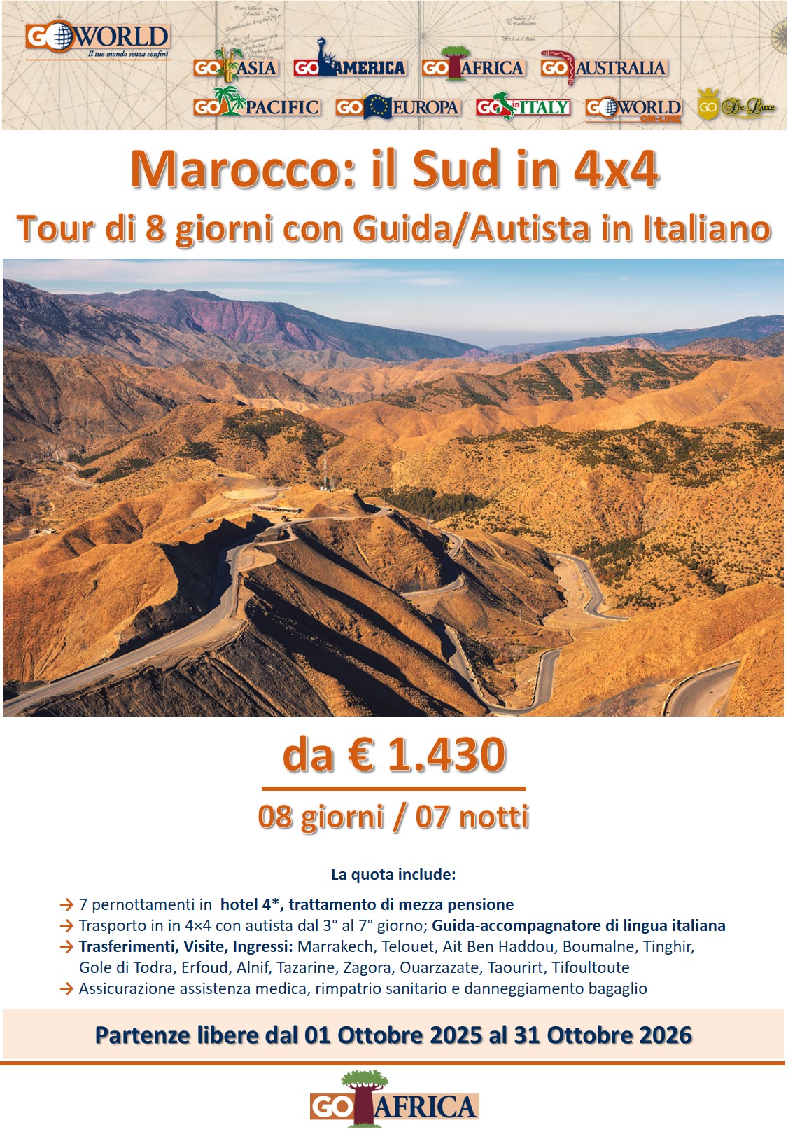 GoAfrica - Il sud del Marocco in 4x4