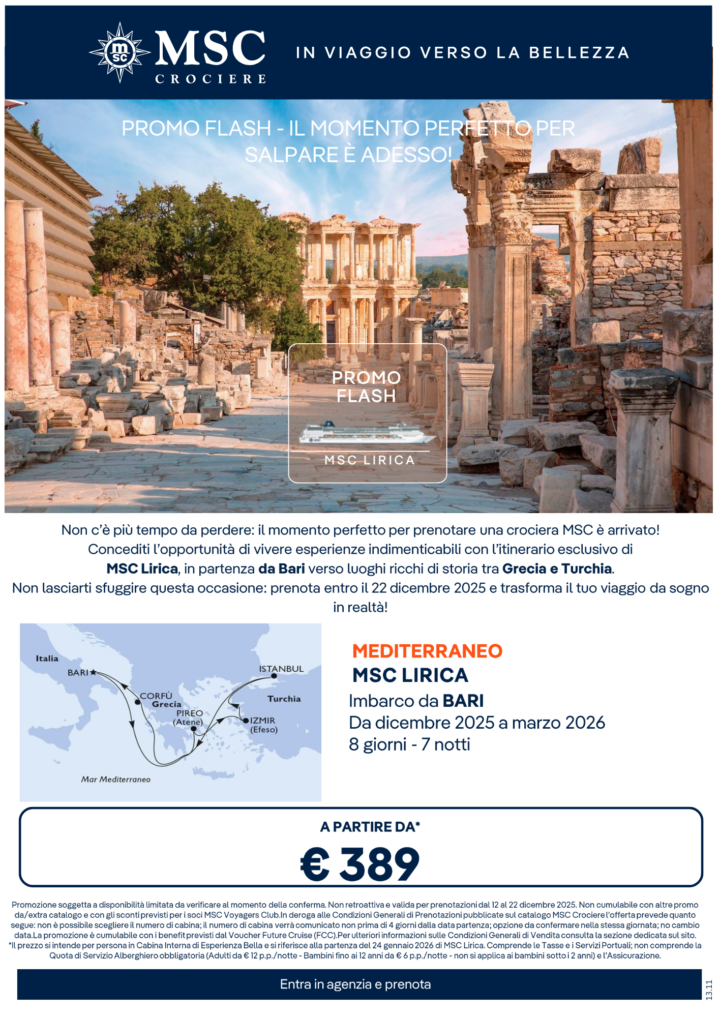 MSC Lirica - Grecia e Turchia