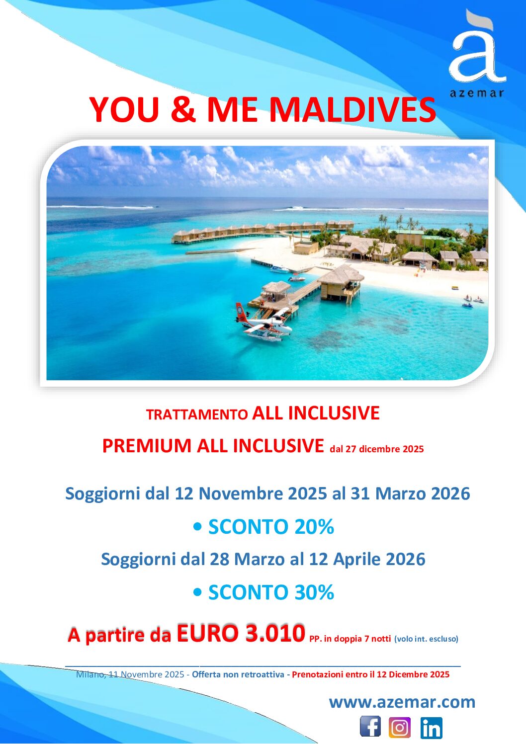 Maldive - Gennaio Febbraio Marzo