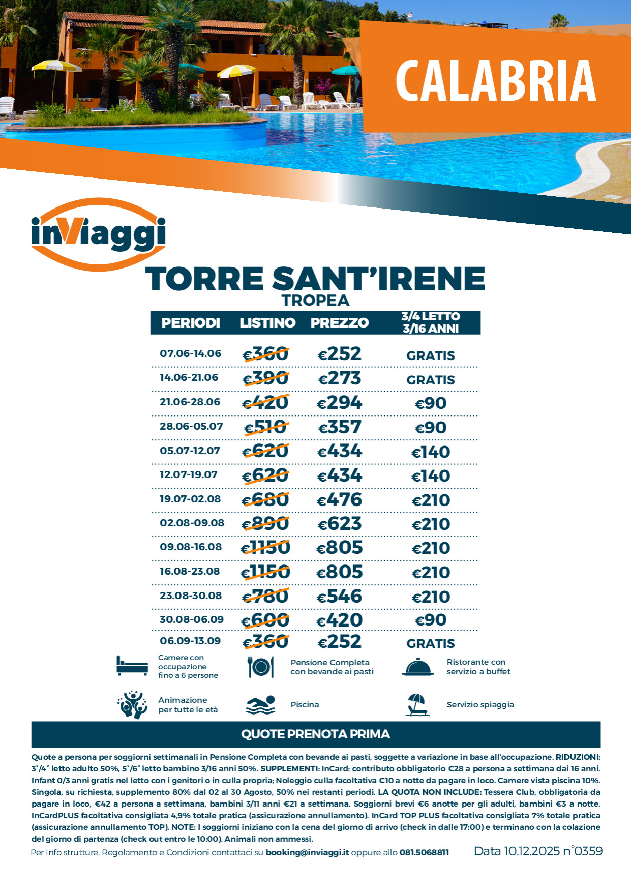 Estate 2026 - Tropea - Torre Sant'Irene