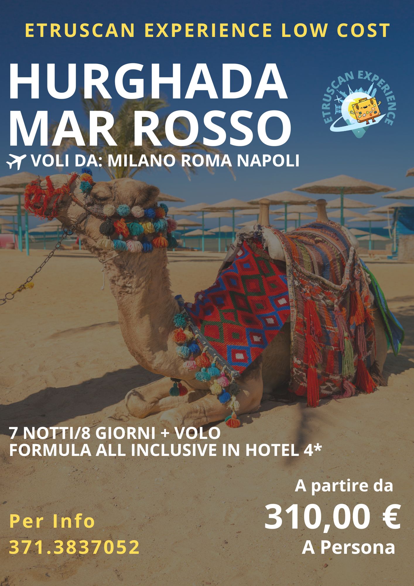 Hurghada Volo+Hotel 4* All Inclusive