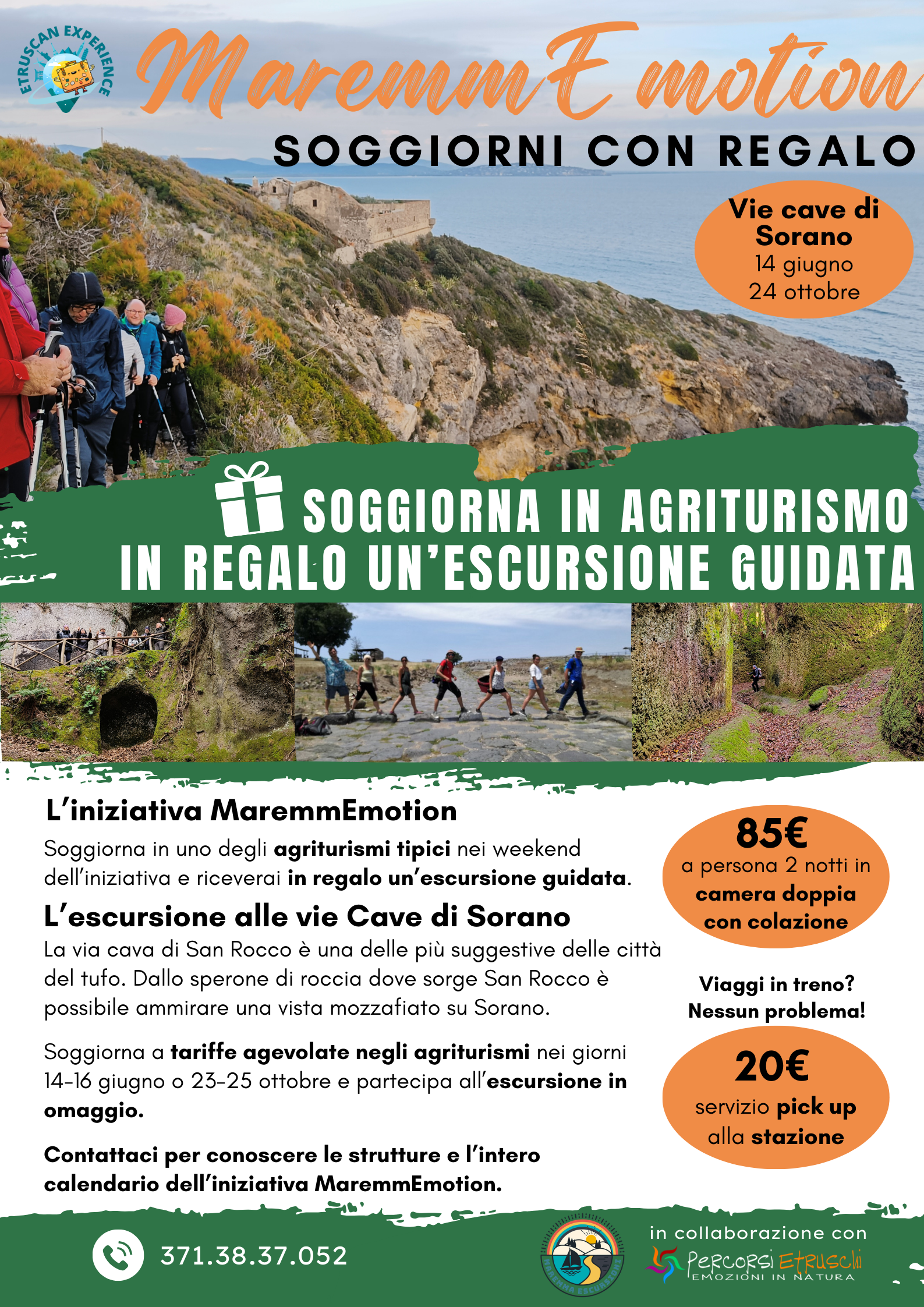 Giugno e Ottobre: Vie Cave di Sorano